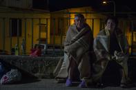 <p>Residents of Ischia Island those affected by the earthquake in Casamicciola Terme, spend the night outside as a precaution, after 4.0-magnitude richter scale earthquake hit Ischia Island of Naples, Italy on Aug. 22, 2017. (Photo: Alessio Paduano/Anadolu Agency/Getty Images) </p>