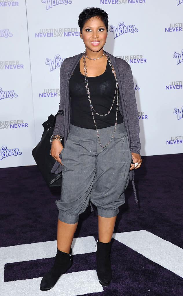 Justin Bieber Never Say Never 2011 LA Premiere Toni Braxton