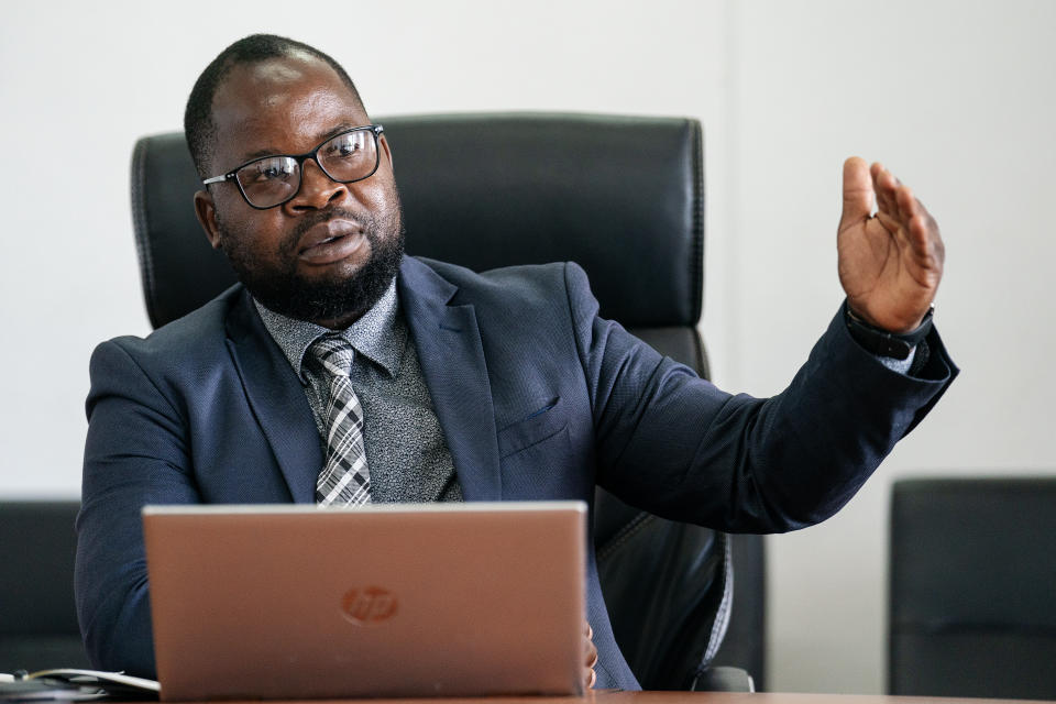 Peter Chimangeni, of the Malawian government’s Department of Disaster Management Affairs (Brian Lawless/PA)