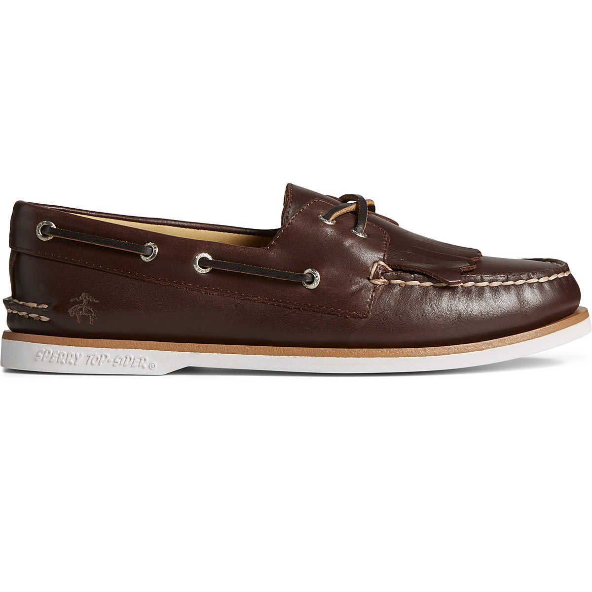 <p><a href="https://go.redirectingat.com?id=74968X1596630&url=https%3A%2F%2Fwww.sperry.com%2Fen%2Fsperry-x-brooks-brothers-authentic-original-kiltie-boat-shoe%2F56345M.html&sref=https%3A%2F%2F" rel="nofollow noopener" target="_blank" data-ylk="slk:Shop Now;elm:context_link;itc:0;sec:content-canvas" class="link rapid-noclick-resp">Shop Now</a></p><p>Sperry x Brooks Brothers Authentic Original™ Kiltie Boat Shoe</p><p>sperry.com</p><p>$124.99</p>