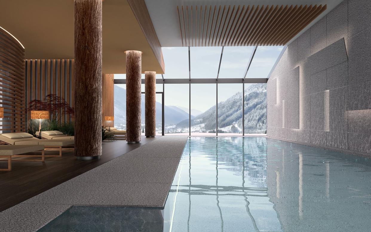 Francesca chose Lefay Resort & Spa Dolomiti in Italy – a wellness break in the mountain air for her; swimming and relaxation for her family