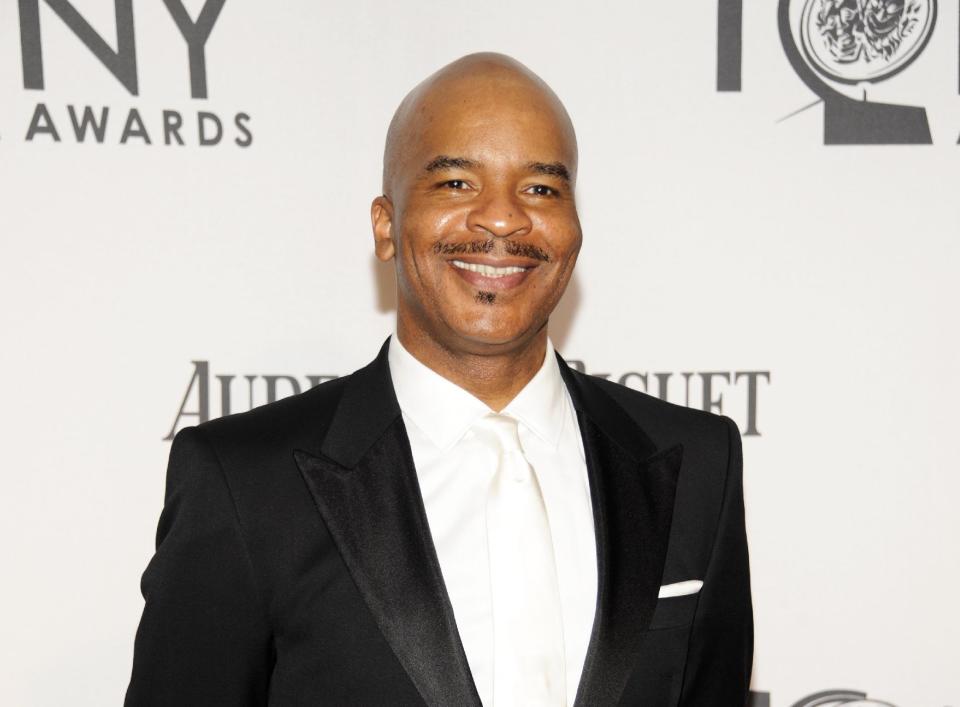 FILE - This June 10, 2012 file photo shows David Alan Grier at the 66th Annual Tony Awards in New York. Grier is nominated for a Grammy Award for best musical theater album for the cast album for "The Gershwins' Porgy and Bess." (Photo by Evan Agostini /Invision/AP, file)