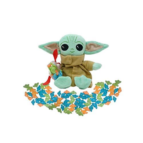 15) Baby Yoda Plush Toy and Candy