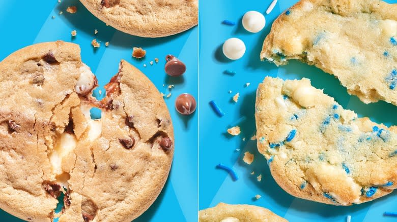 Two Insomnia Cookies' 2023 holiday cookies