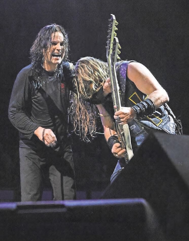 Ozzy Osbourne and guitarist Zakk Wylde.