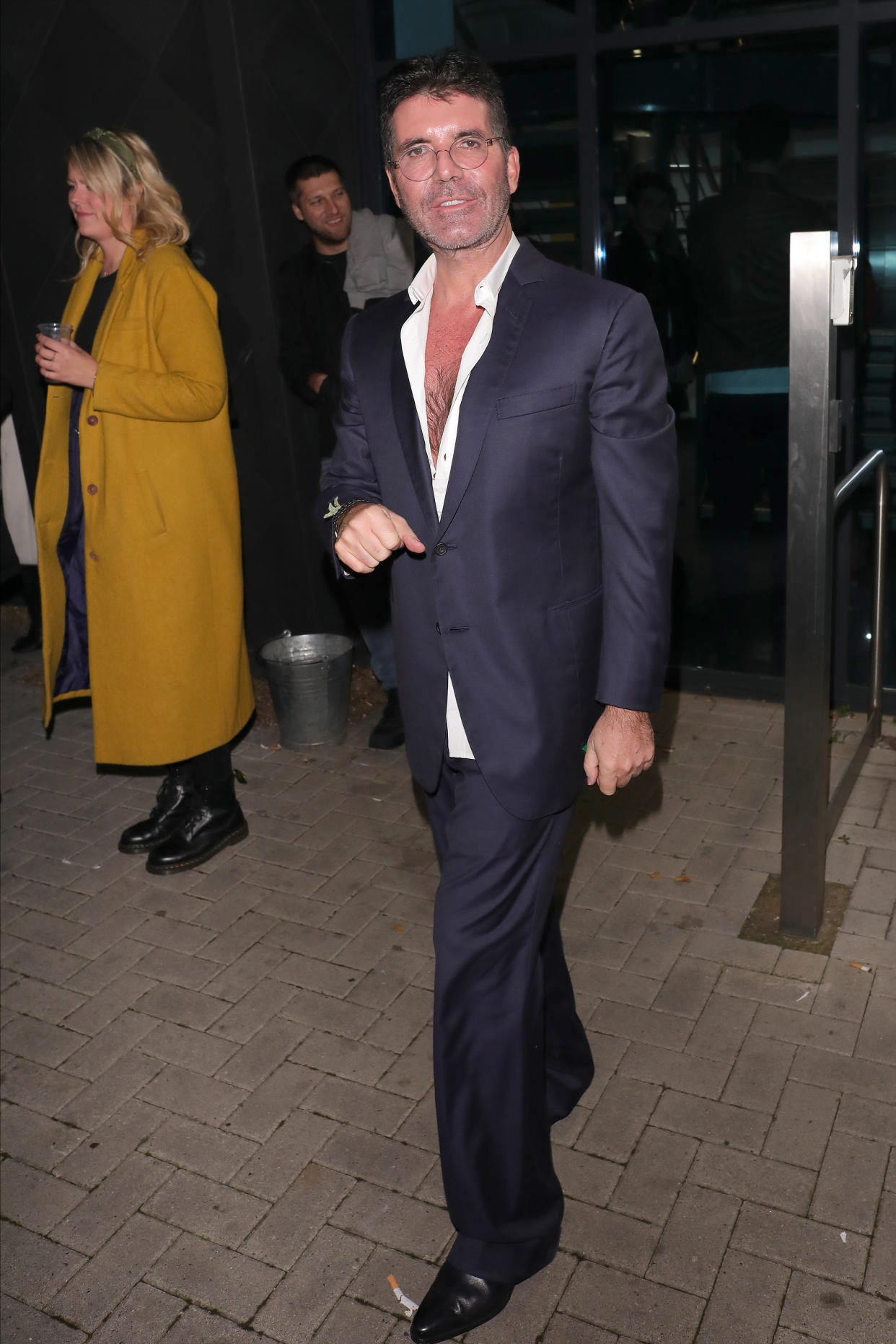 Simon Cowell leaving LH2 studios after Celebrity X Factor on November 16, 2019 in London. [Photo: Getty]