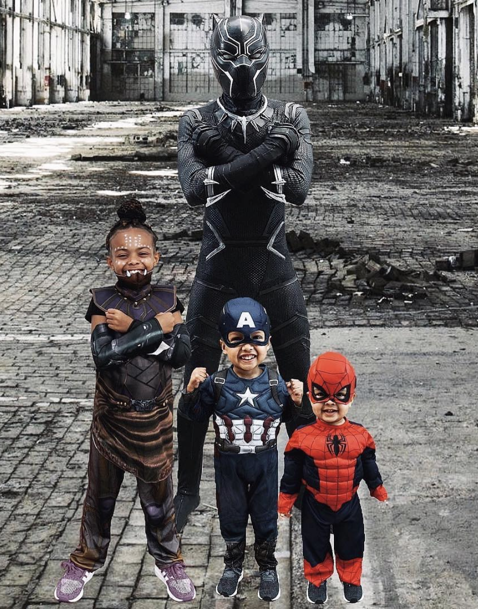 <p>Avengers, assemble! Every family member can choose their favorite super and become one of Earth's Mightiest Heroes. </p><p><strong>RELATED: </strong><a href="https://www.goodhousekeeping.com/holidays/halloween-ideas/a37261477/loki-costumes/" rel="nofollow noopener" target="_blank" data-ylk="slk:The 11 Best Loki Costumes to Wear If You're Feeling Like the God of Mischief This Halloween;elm:context_link;itc:0;sec:content-canvas" class="link ">The 11 Best Loki Costumes to Wear If You're Feeling Like the God of Mischief This Halloween</a></p>