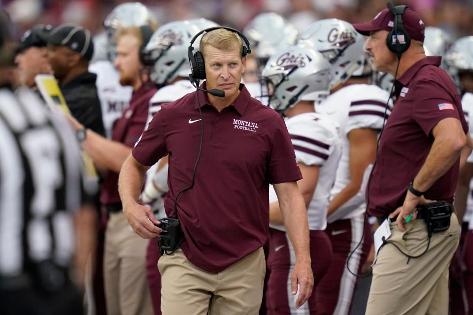 Montana head coach Bobby Hauck.