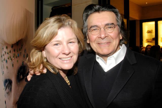 <p>PATRICK MCMULLAN/Patrick McMullan via Getty </p> Jennifer Leak and James D'Auria on April 10, 2007 in New York City.