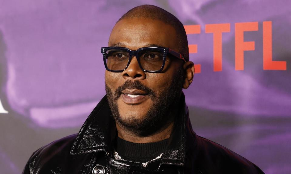 <span>Tyler Perry said: ‘I am very, very concerned that in the near future, a lot of jobs are going to be lost.’</span><span>Photograph: John Angelillo/UPI/Rex/Shutterstock</span>