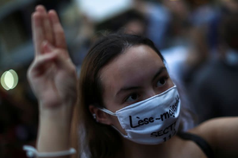 Harry Potter-themed pro-democracy protest in Bangkok