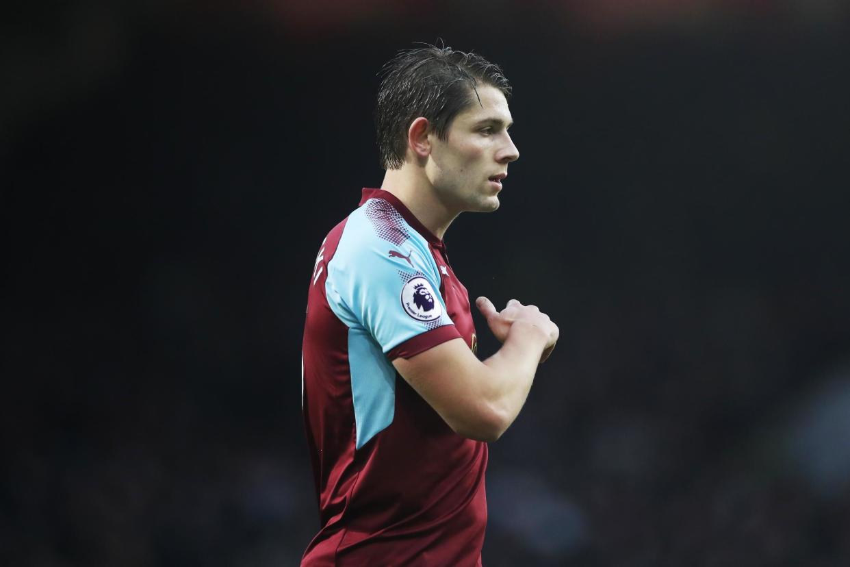 International recognition: James Tarkowski, who spent two years with Brentford, has been called up by England after impressing in the Burnley defence this season: Getty Images