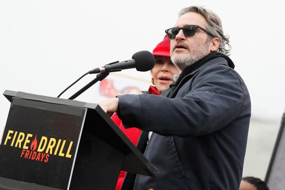 Phoenix speaking at the Fire Drill Fridays protest in Washington, D.C. | Paul Morigi/Getty