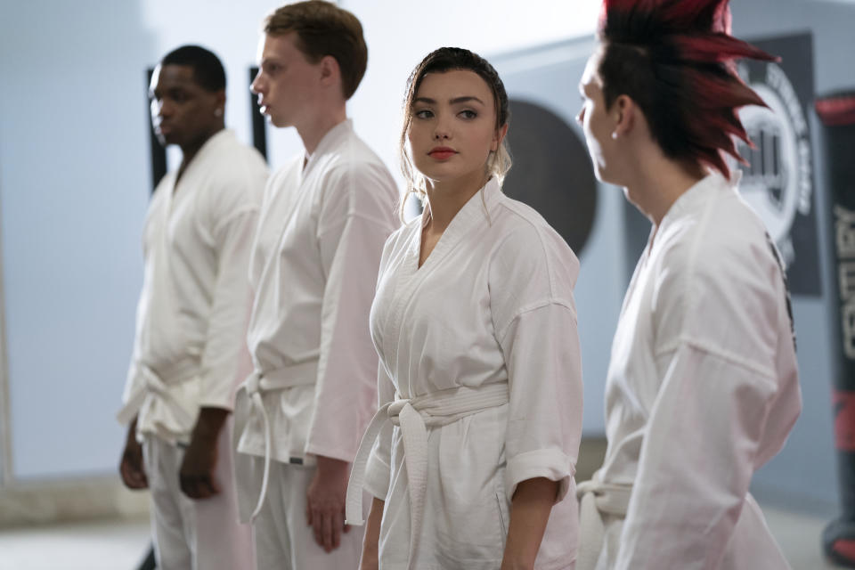 Peyton List in “Cobra Kai” - Credit: BOB MAHONEY/NETFLIX