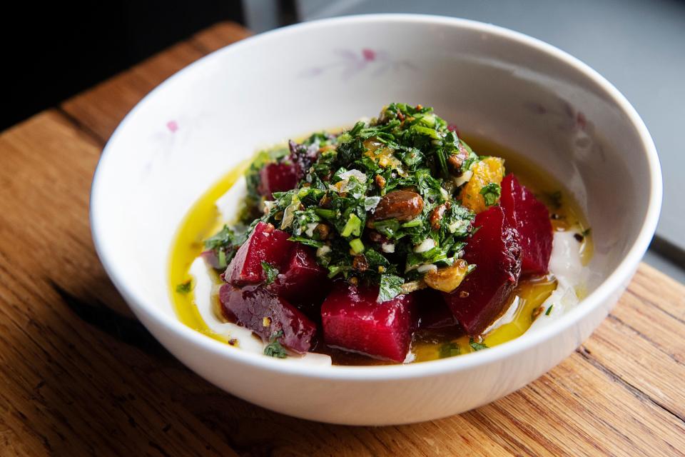 A beet dish from Vivian.