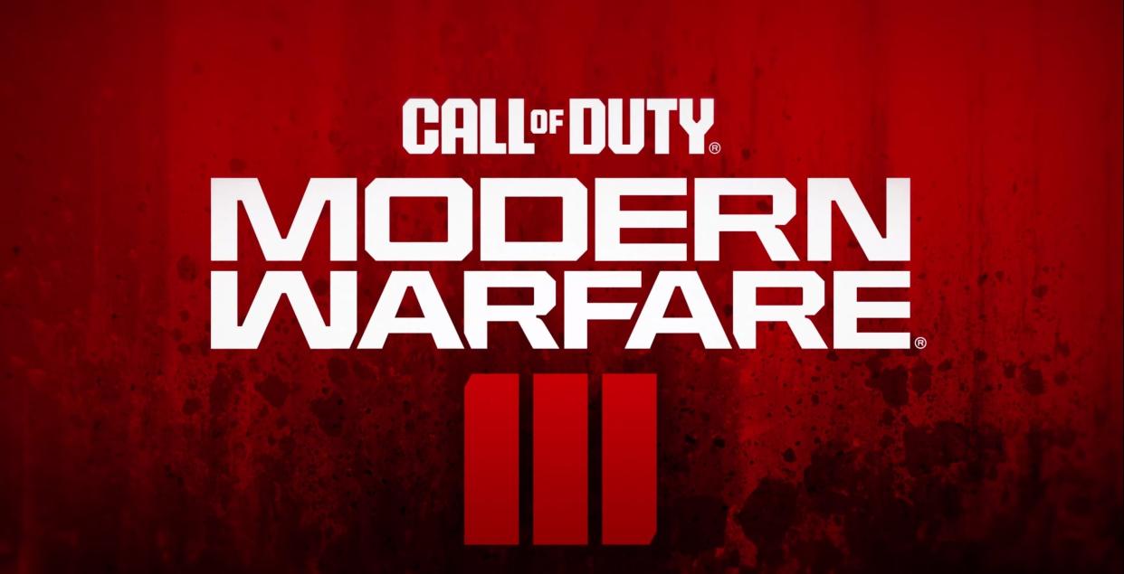  Call of Duty: Modern Warfare 3 (2023) title card, developed by Sledgehammer Games. 