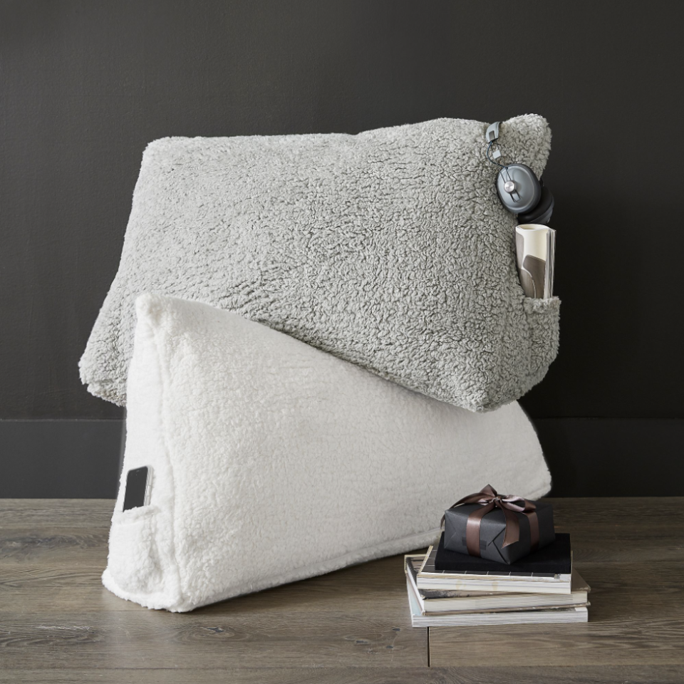 <p><a href="https://go.redirectingat.com?id=74968X1596630&url=https%3A%2F%2Fwww.pbteen.com%2Fproducts%2Fcozy-recycled-sherpa-study-buddy-pillow%2F%3Fpkey%3Dcteen-decorative-pillows&sref=https%3A%2F%2Fwww.esquire.com%2Flifestyle%2Fg46773894%2Fbest-pillows-for-sitting-up-in-bed%2F" rel="nofollow noopener" target="_blank" data-ylk="slk:Shop Now;elm:context_link;itc:0;sec:content-canvas" class="link ">Shop Now</a></p><p>Cozy Wedge Pillow</p><p>pbteen.com</p><p>$129.00</p>