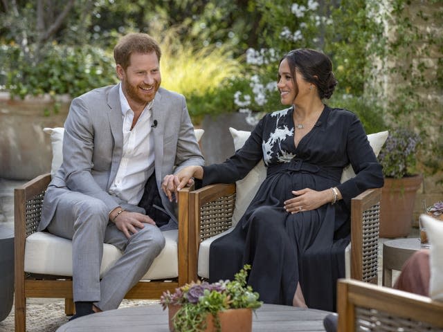 Oprah Winfrey interviews Duke and Duchess of Sussex