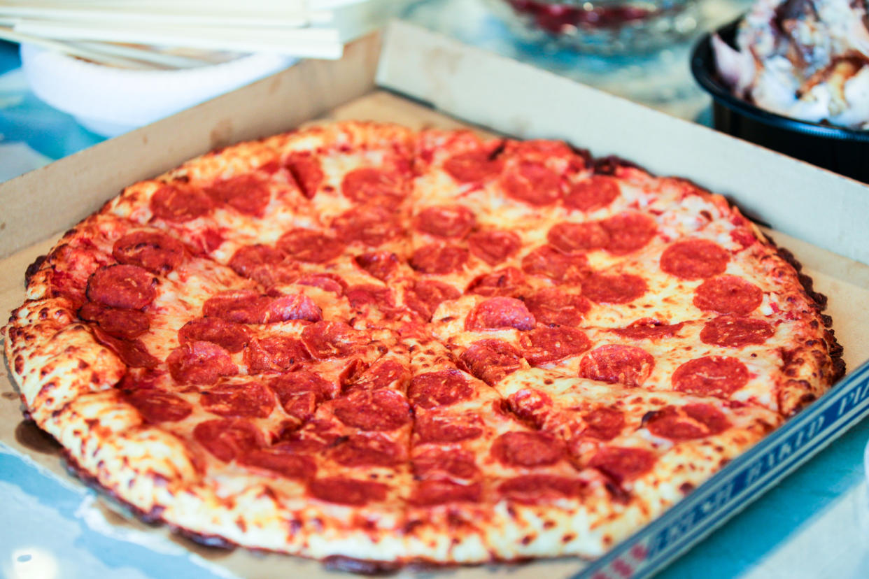 <em>Pizzas – Robert Sharkey used his dead neighbour’s money to buy £6,000 of pizzas (Picture: Getty)</em>