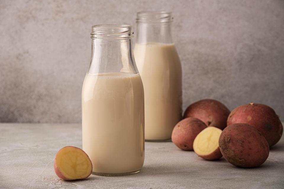 <p>Almond, oat, soy, pea, pecan, banana—when it comes to alternative milks, we've seen just about everything…or so we thought. Enter: potato milk, poised to be the hot milk of 2022, says Ian Rynecki, executive chef at <a href="https://www.pippinhillfarm.com/" rel="nofollow noopener" target="_blank" data-ylk="slk:Pippin Hill Farm & Vineyard;elm:context_link;itc:0;sec:content-canvas" class="link ">Pippin Hill Farm & Vineyard</a> in North Garden, Virginia. "We are always looking for a more ecologically conscious non-dairy offering, and potato milk might check all the boxes," he says, noting it's allergen-free, cheap to produce, and easier on the environment than other alternative milks.</p>