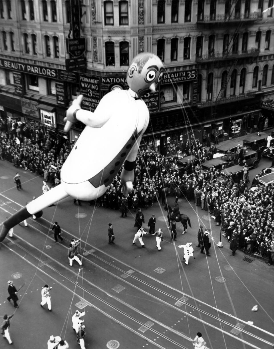 Past and present: balloons of Macy’s Thanksgiving Day Parade