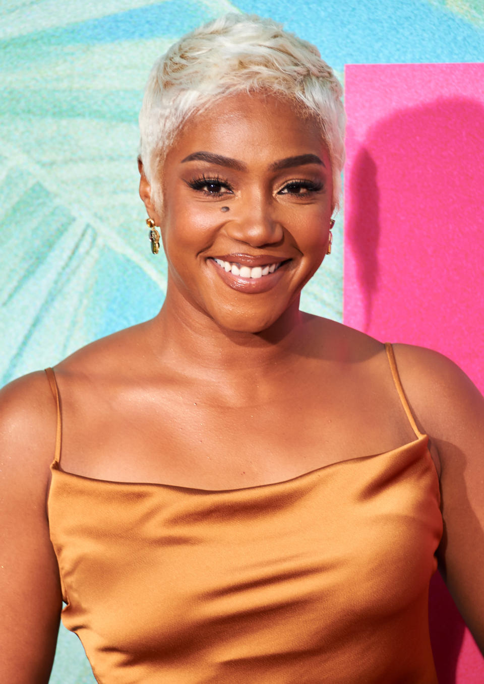 Tiffany Haddish is seen at the "Easter Sunday" premiere on August 02, 2022