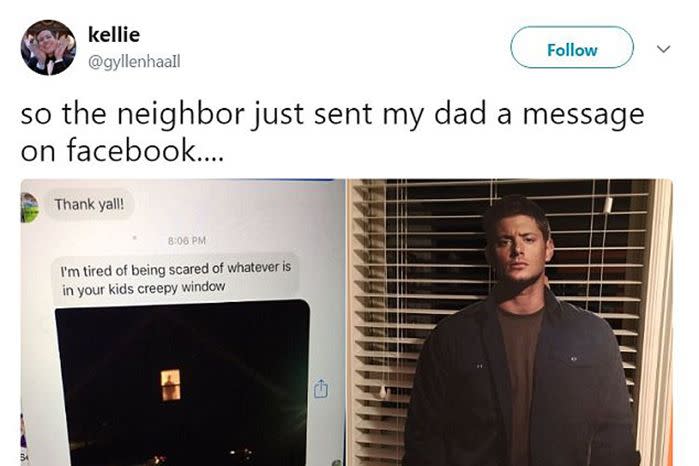 Not everyone loves Supernatural as much as Kellie. Source: Twitter