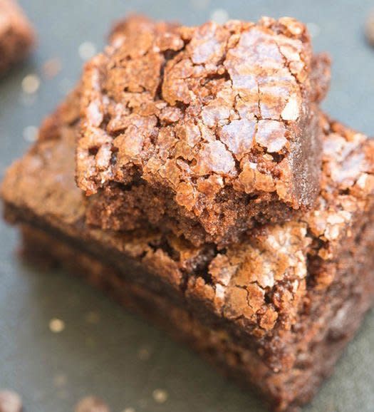 4-Ingredient Flourless Protein Brownies