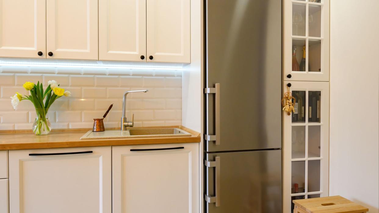 kitchen with under cabinet lighting