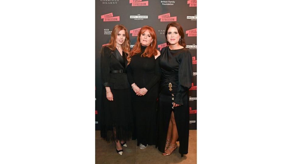 Princess Beatrice, Sarah Ferguson and Princess Eugenie