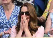 <p>After taking a year off from the courts due to COVID-19, the Duchess of Cambridge (and her game face) returned to the royal box, not once, not twice, but three times.</p>