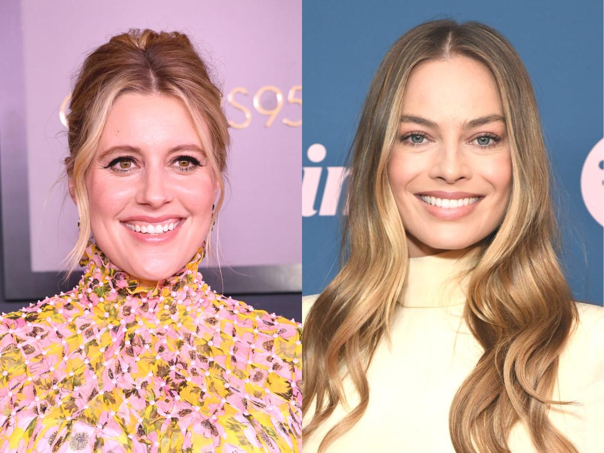 'Barbie' director Greta Gerwig and Margot Robbie kicked off filming with a 'girly' sleepover and wore matching pink pyjamas.