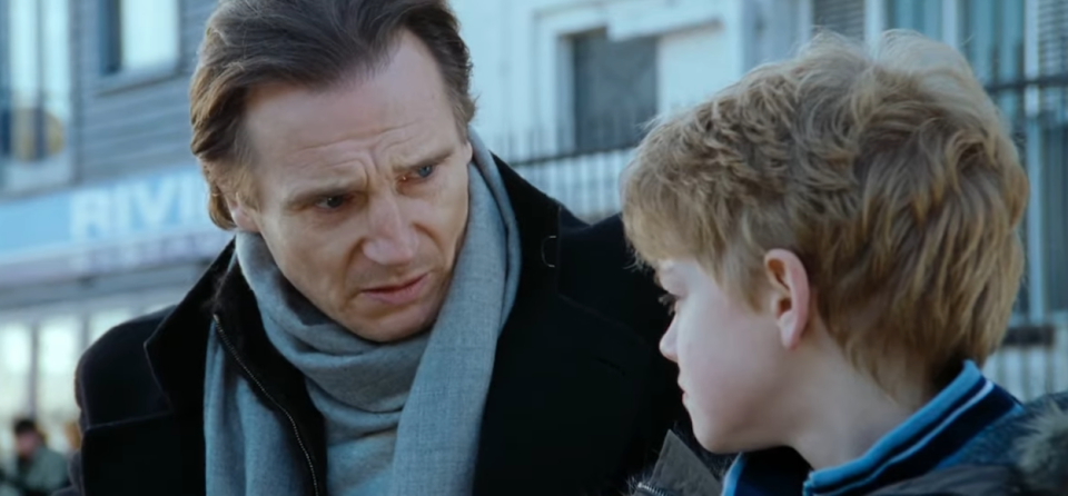 Liam Neeson  in a scene from the film Love Actually