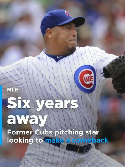 Former Cubs star pitcher looking to make a comeback after six years away