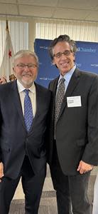 Michael Plaksin and the Honorable Dr. Kevin Rudd, Australia's Ambassador to the US, meet.