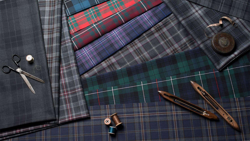 A selection of the more than 4,000 tartans MacGregor & MacDuff offers. - Credit: MacGregor & MacDuff