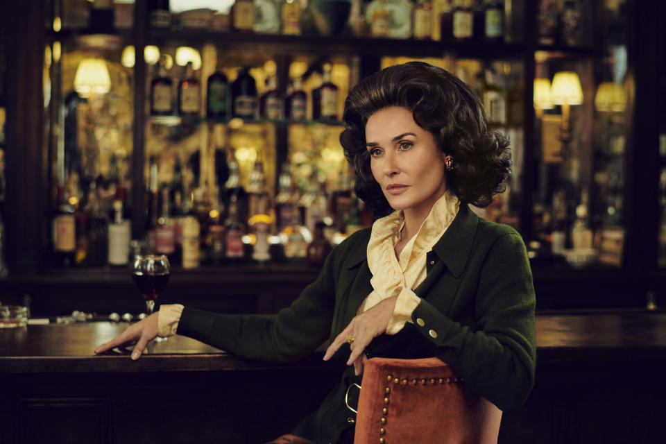 FEUD: Capote Vs. The Swans -- Pictured: Demi Moore as Ann Woodward. CR: Pari Ducovic/FX