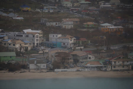 Destroyed houses are seen days after the passage of Hurricane Irma in the island of Saint Martin, France, September 14, 2017. REUTERS/Andres Martinez Casares