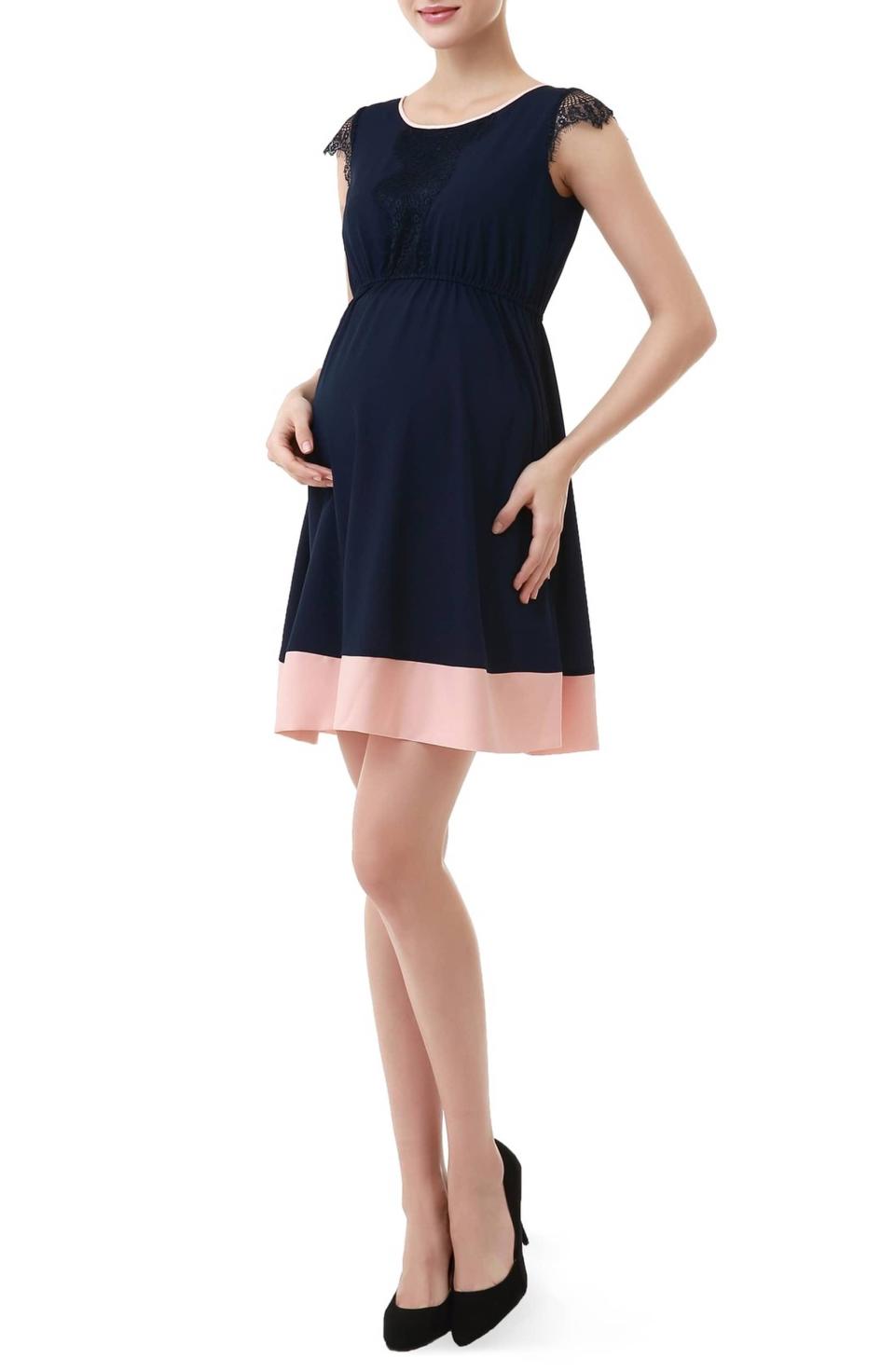 Nell Fit & Flare Maternity Dress