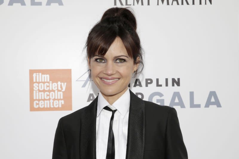 Carla Gugino stars in "The Fall of the House of Usher." File Photo by John Angelillo/UPI