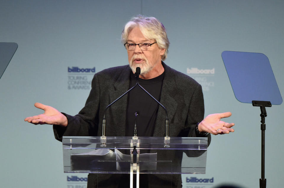 “They call it understanding.” Bob Seger speaks at The Roosevelt Hotel in New York City, 2015. (Credit: Mike Coppola via Getty Images)