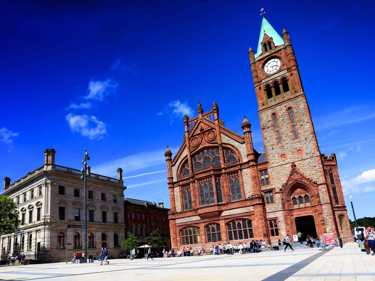 Bright outlook: The city of Derry, on an unusually sunny day (Derry City and Strabane Council)