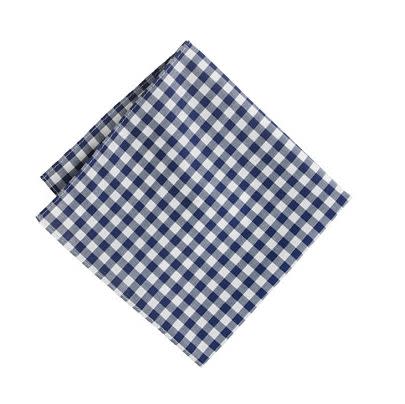 <a href="https://www.jcrew.com/mens_category/tiesandpocketsquares/pocketsquares/PRD~A9214/A9214.jsp?Nbrd=J&Nloc=en_US&Nrpp=48&Npge=1&Ntrm=POCKET+SQUARE&isSaleItem=false&isFromSearch=true&isNewSearch=true&hash=row10" target="_blank">Cotton Pocket Square In Gingham</a>, $24