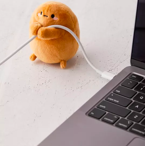 Smoko Plush Cable Buddy, cool office supplies