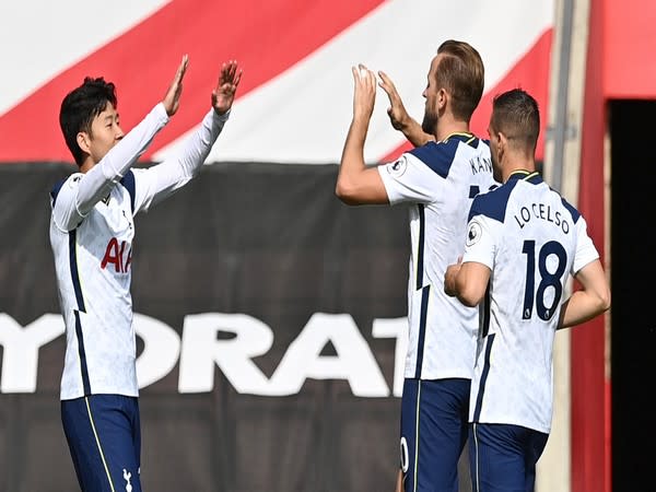 Son Heung-min strikes four goals as Tottenham thrash Southampton (Photo/ Tottenham Twitter) 