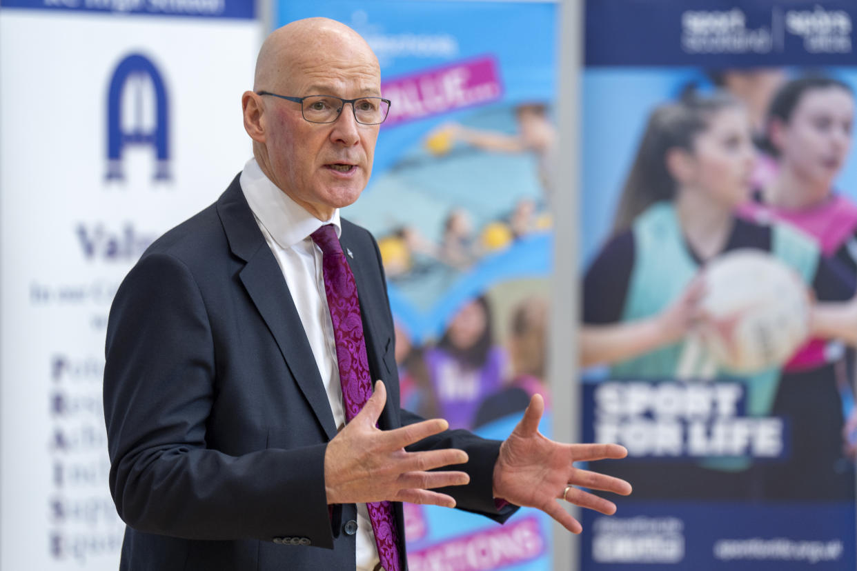 John Swinney has vowed to be ‘very mindful of the importance’ of investing to support the arts (Jane Barlow/PA)