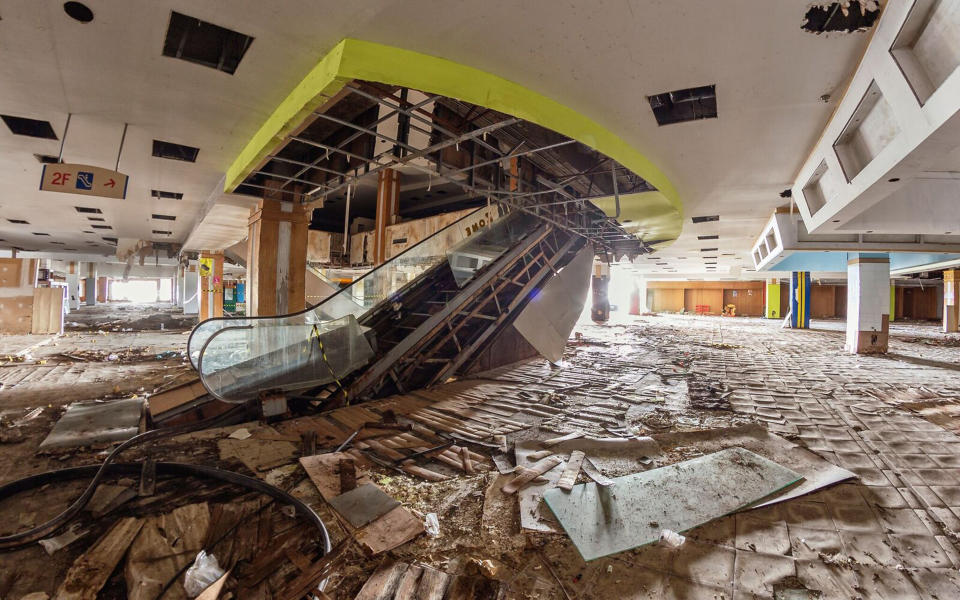 The once-booming business fell into disrepair in 2005. Source: Dax Ward/Caters News