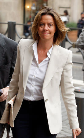 Health Minister Beatrice Lorenzin arrives at the Upper house of the parliament in Rome, Italy, April 30, 2013. REUTERS/Remo Casilli/File Photo