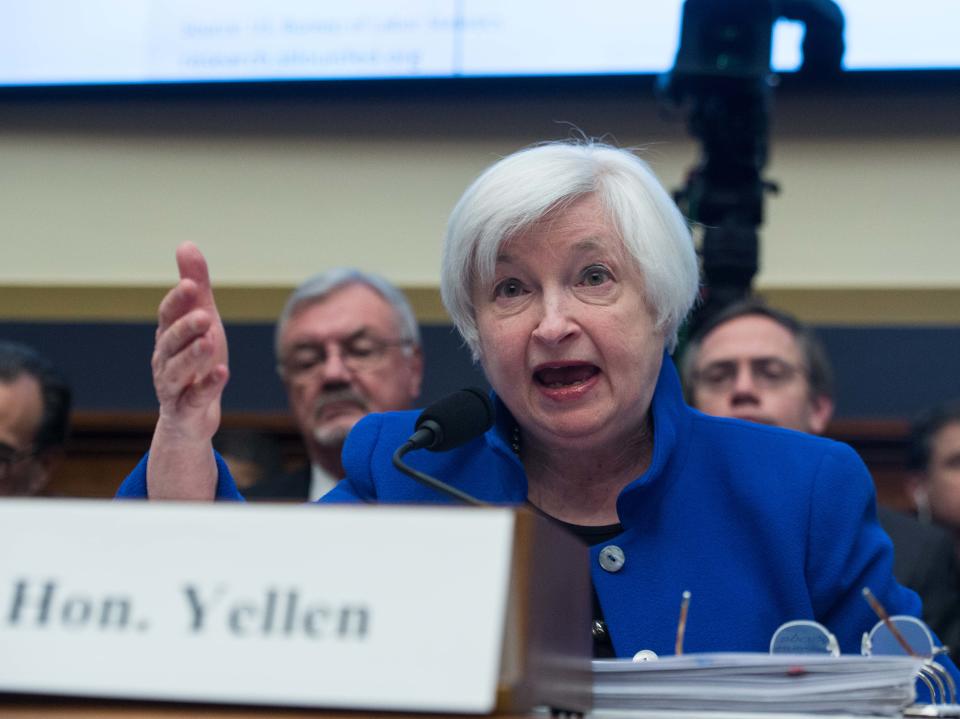 Federal Reserve Board Chair Janet Yellen