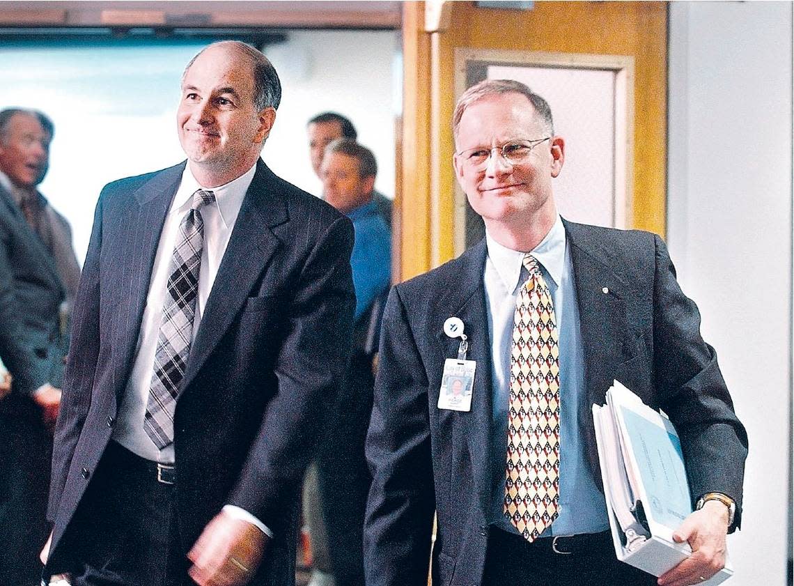 Pierce Murphy, right, Boise’s former police oversight director, has continued to advocate for the city agency to release officers’ body-camera footage from use-of-force incidents earlier into an investigation.